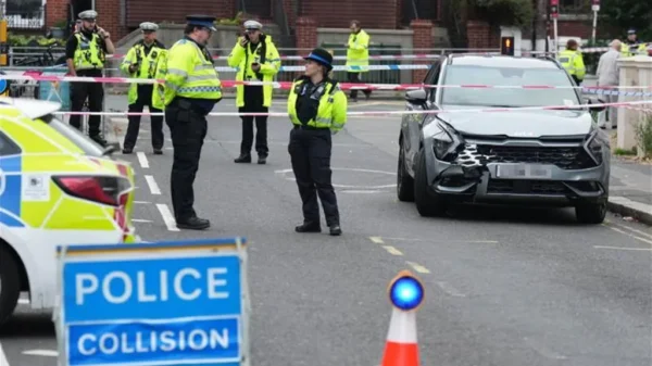 The e-bike was in a crash with a car on Sackville Road in Hove